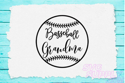 Baseball grandma black svg for baseball tshirt
