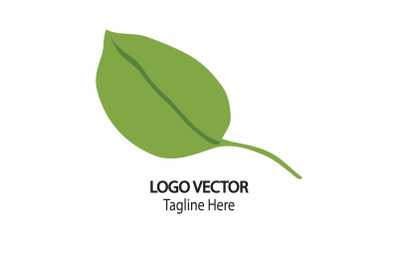 Leaf logo vector