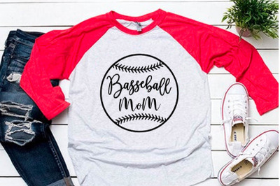 Baseball mom black svg for baseball tshirt