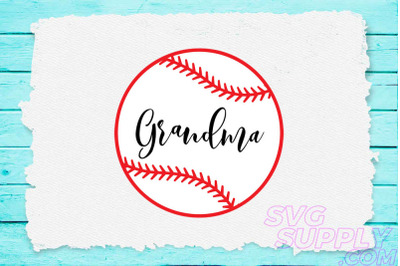 Grandma ball svg for baseball tshirt