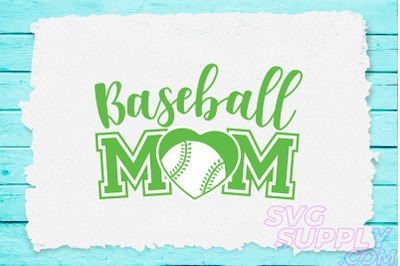 Mom love baseball clipart svg for baseball tshirt