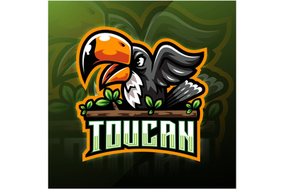 Taucan esport mascot logo design