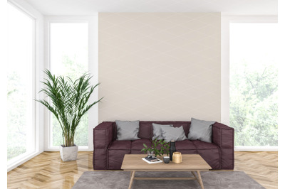 Interior scene - artwork background - interior mockup