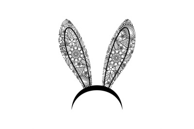 Decoration bunny ears. Ornamental woman bunny ears headband oiw, girls