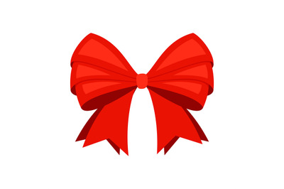 Red ribbon bowknot