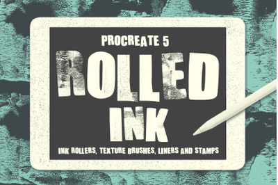 ROLLED INK BRUSHES FOR PROCREATE 5