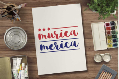 Murica merica svg file for 4th july tshirt