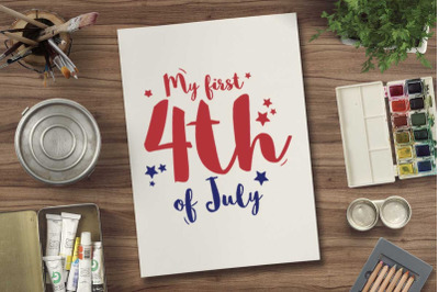 My first 4th july svg file for 4th july tshirt