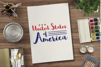 United States of America svg file for 4th july tshirt