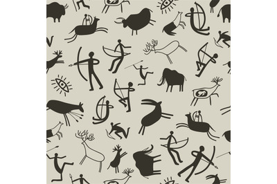 Cave painting background