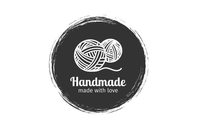 Handmade line vintage logo