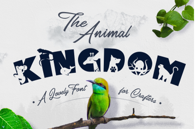 The Animal Kingdom Craft Font