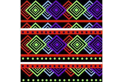 Ethnic tribal pattern. Vector illustration