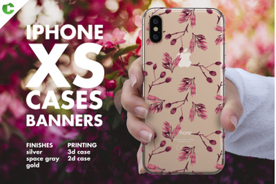 iPhone XS Case Banners Mock-up vs1