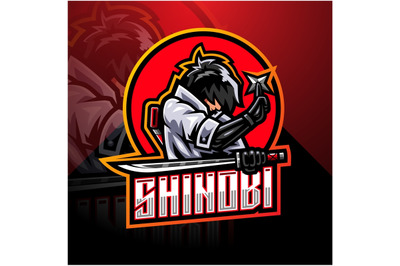 Shinobi esport mascot logo design