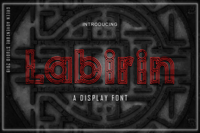 Labirin - A Display Font