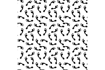 Foot print seamless pattern