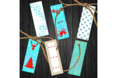 Winter Bookmarks,Christmas Tree Bookmarks