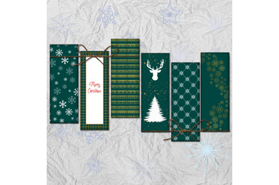 Christmas Printables, Bookmarks Digital, Card Christmas