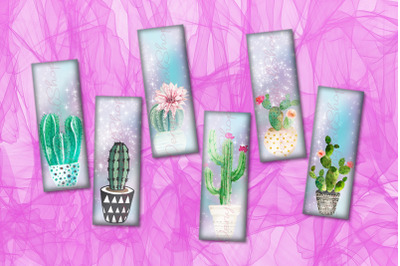 Printable Bookmarks Cactus,Cactus Printable,Bookmarks,Bookmarks Downlo
