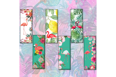 Flamingo Printable,Flamingo Digital Bookmarks