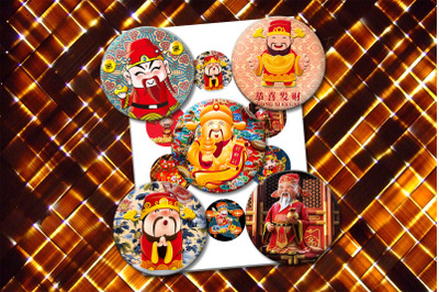 China,Caishen,God of Wealth,Printable Images,New Year