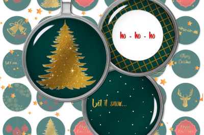 Jingle Bells,Digital Collage Sheet,Pocket Mirror Images