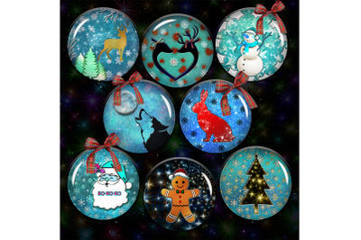 Christmas Magic,Digital Christmas Collage Sheet