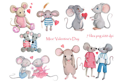 Mice&#039; Valentine&#039;s Day