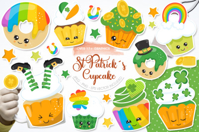 St Patrick&#039;s Cupcake