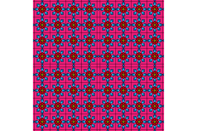 flower shape seamless pattern, copy space