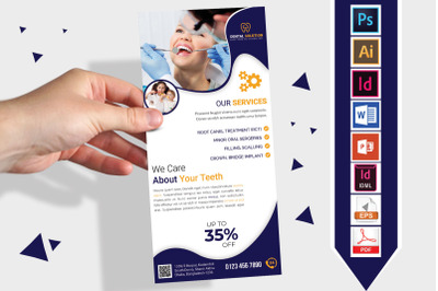 Rack Card | Dental DL Flyer Vol-01