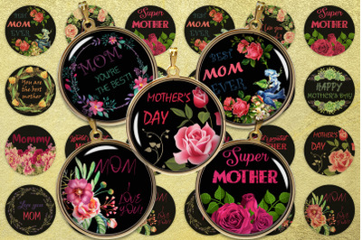 Mother&#039;s Day Digital Collage Sheet,Quotes Digital Images