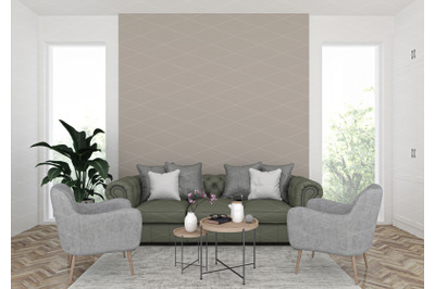 Interior scene - artwork background - interior mockup