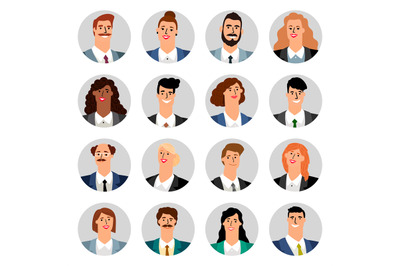 Cartoon business avatars