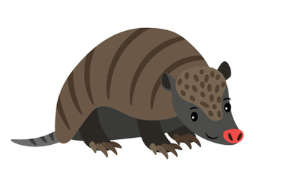 Armadillo cartoon animal icon