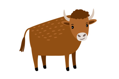 Bull cartoon icon