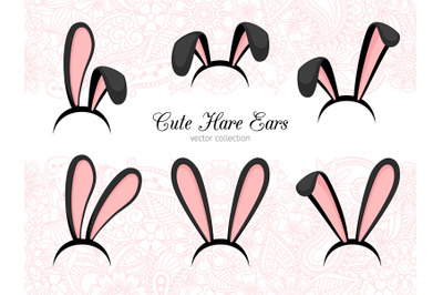 Hare ears costume part