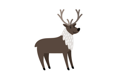 Reindeer cartoon animal icon