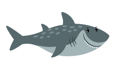 Shark sea animal cartoon icon