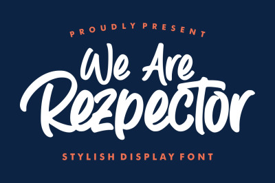 Rezpector || Stylish Display Font