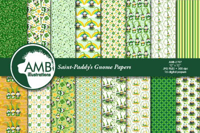 Saint-Patricks&amp;&23;039; Gnomes papers AMB-2707