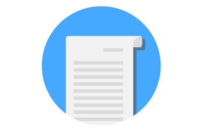 Flow of documents and storage icon