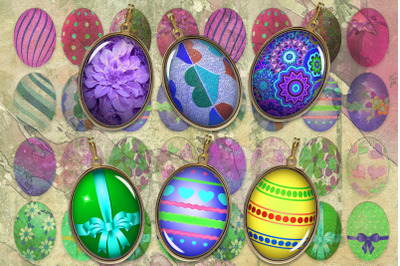 Easter Digital Collage Sheet,Eggs Digital Images