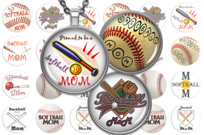 Softball Collage Sheet,Baseball Images,Softball Mom Images