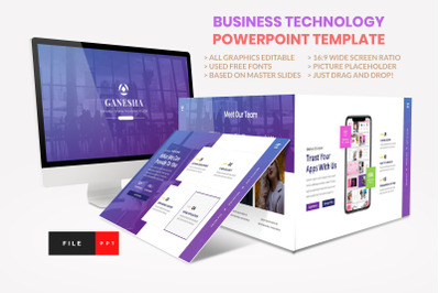 Business - Technology PowerPoint Template