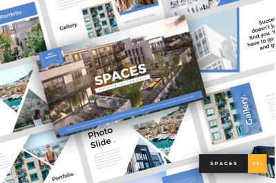 Spaces - Apartment Google Slides Template