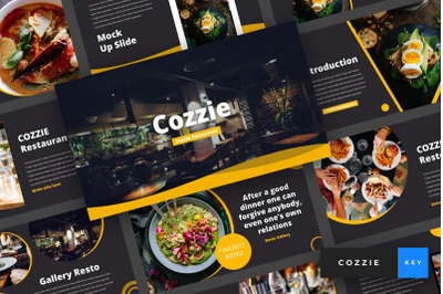 Cozzie - Restaurant Keynote Template