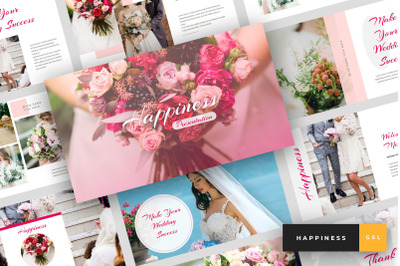 Happiness - Wedding Google Slides Template