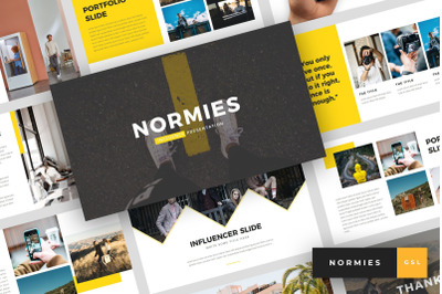 Normies - Influencer Google Slides Template